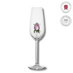 Champagnerglas Roséblüte