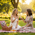 Champagnerglas Roséblüte